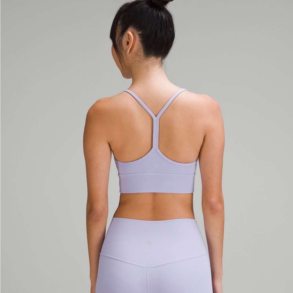 Lululemon Lilac Smoke Flow Y Bra and Align Leggings Set - Picture 2 of 3